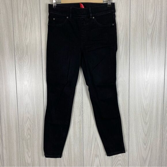 SPANXPull On Black Ankle Skinny Pants Size Small